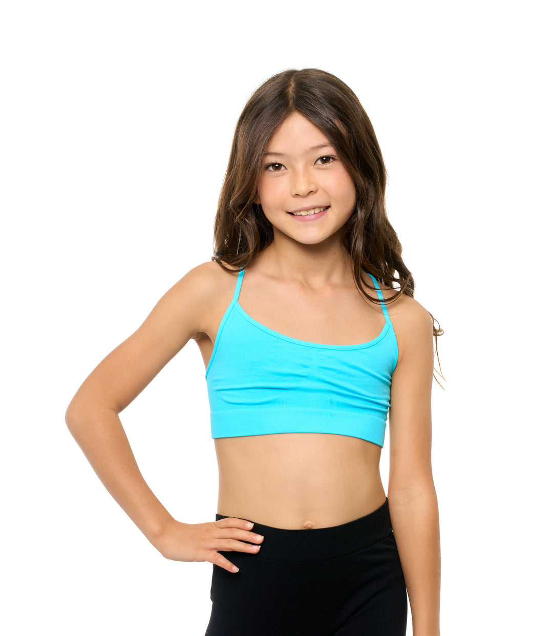 Girl's (8-14) Solid Bra Cami