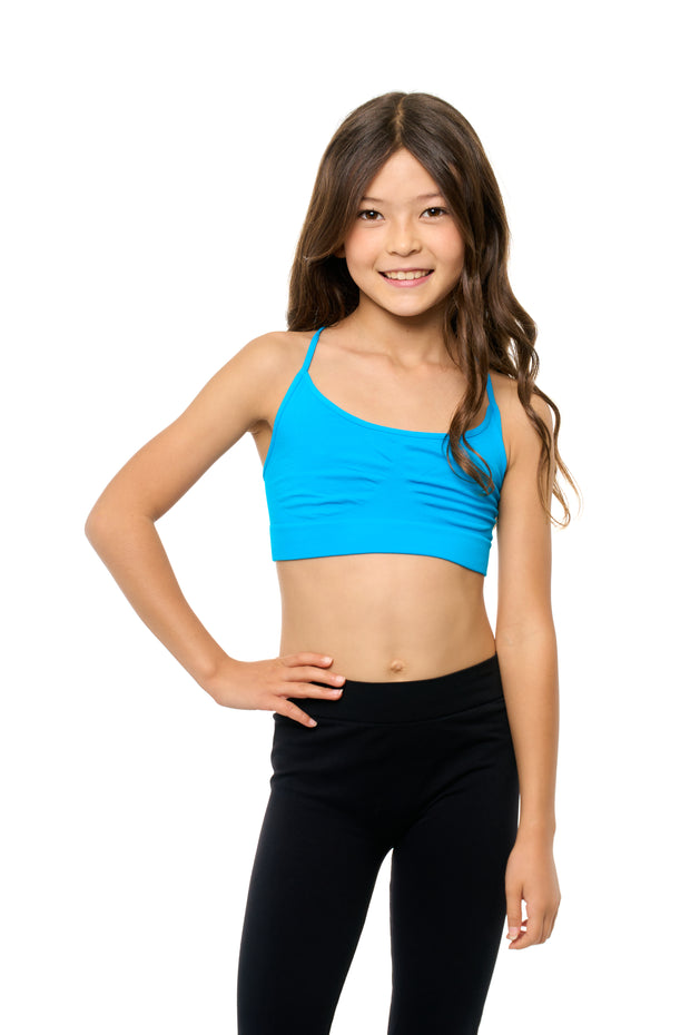 Girl's (8-14) Solid Bra Cami