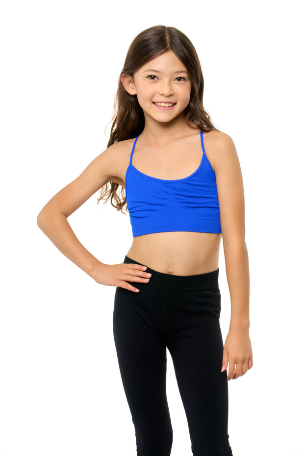 Girl's (8-14) Solid Bra Cami