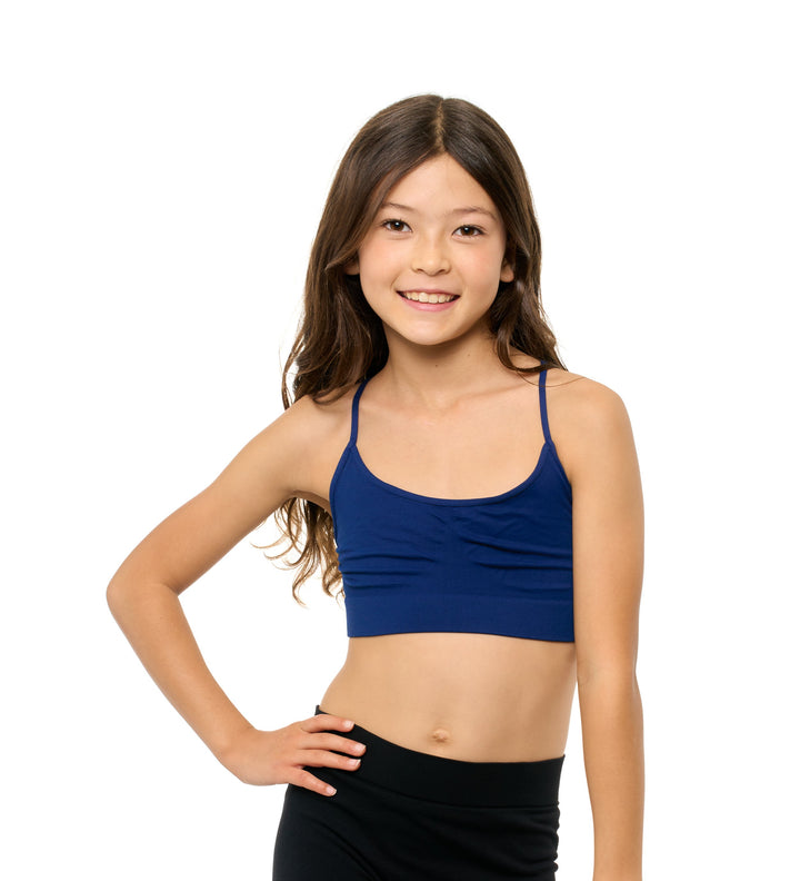Girl's (8-14) Solid Bra Cami