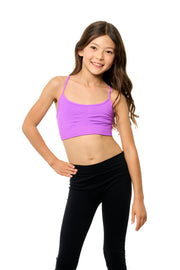 Girl's (8-14) Solid Bra Cami