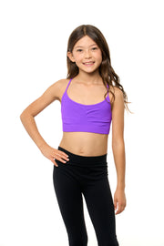 Girl's (8-14) Solid Bra Cami