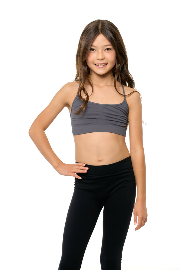 Girl's (8-14) Solid Bra Cami