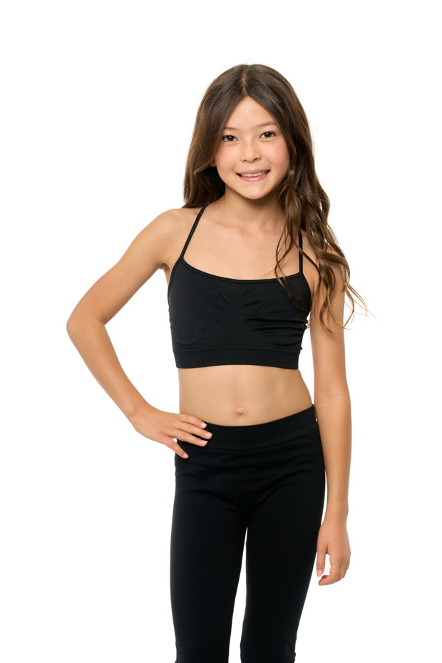 Girl's (8-14) Solid Bra Cami