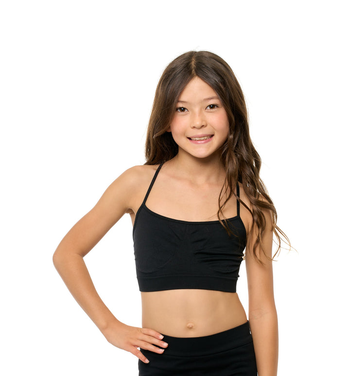 Girl's (8-14) Solid Bra Cami