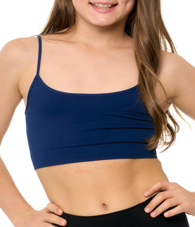 Girl's (7-14) Bandeau Bra Cami