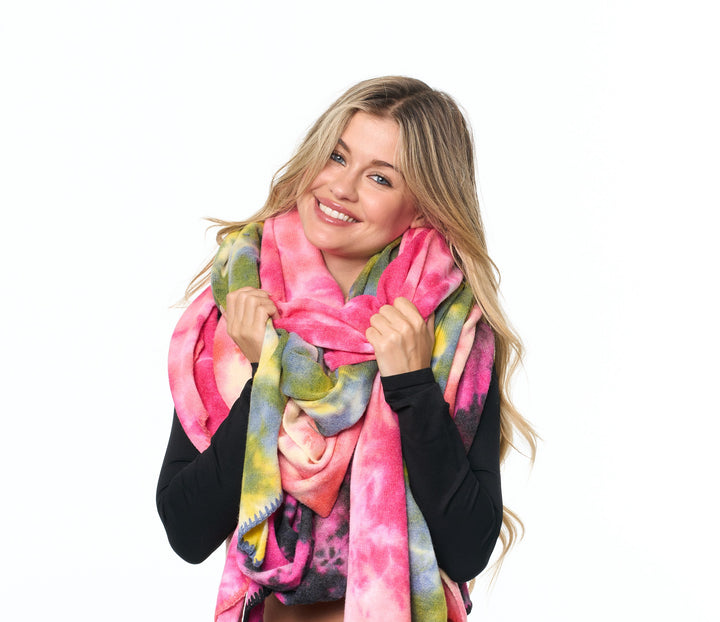 Tie Dye Wrap Scarves