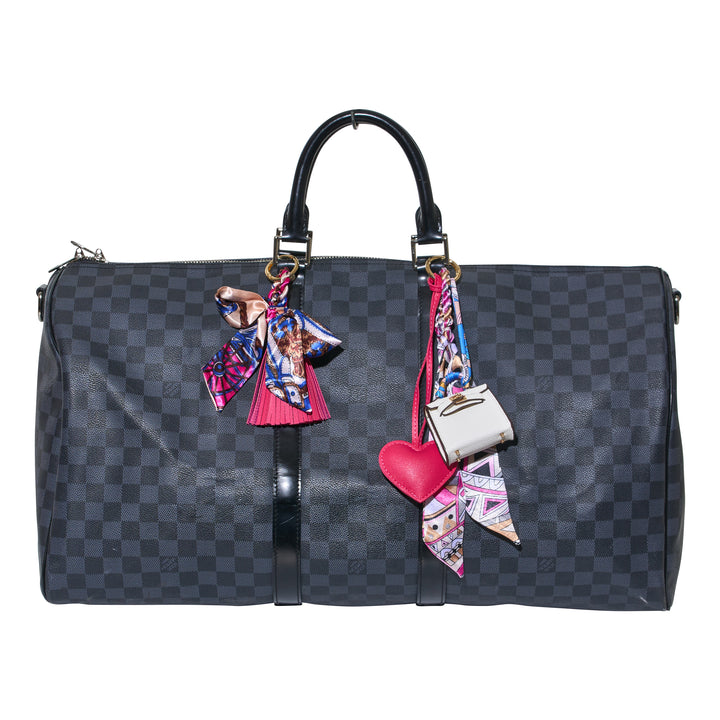Mini Designer Bag w/ Twilly Scarf Bag Charms - 6 colors