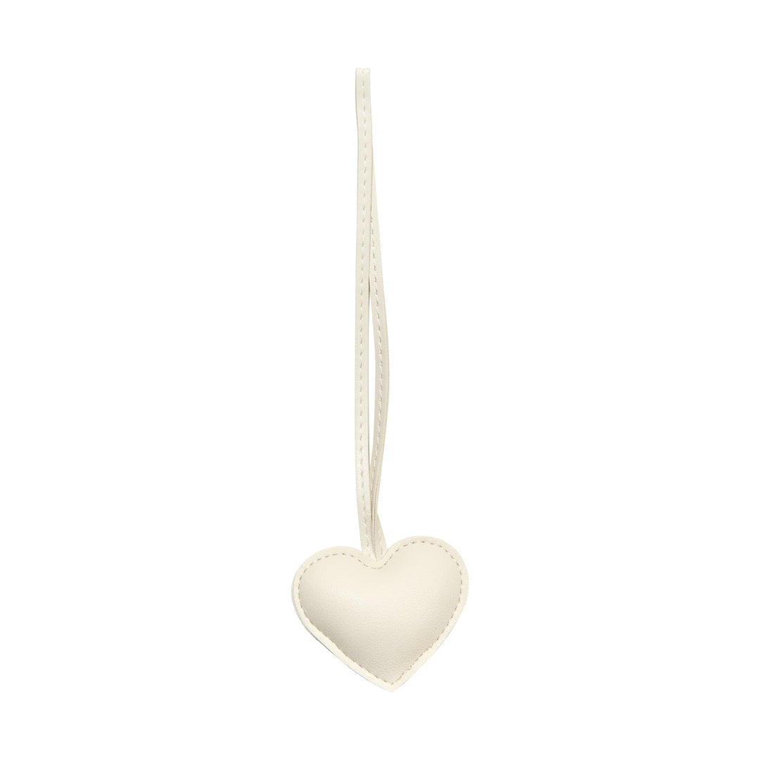 Heart Bag Charms - Faux Leather - 12 Colors