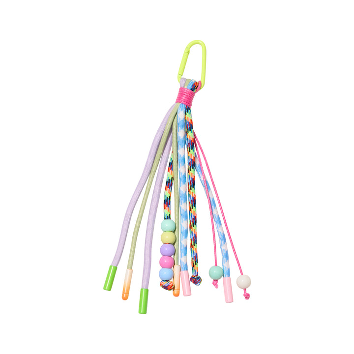Bead & Pastel Cord Charm Keychain / Bag charm