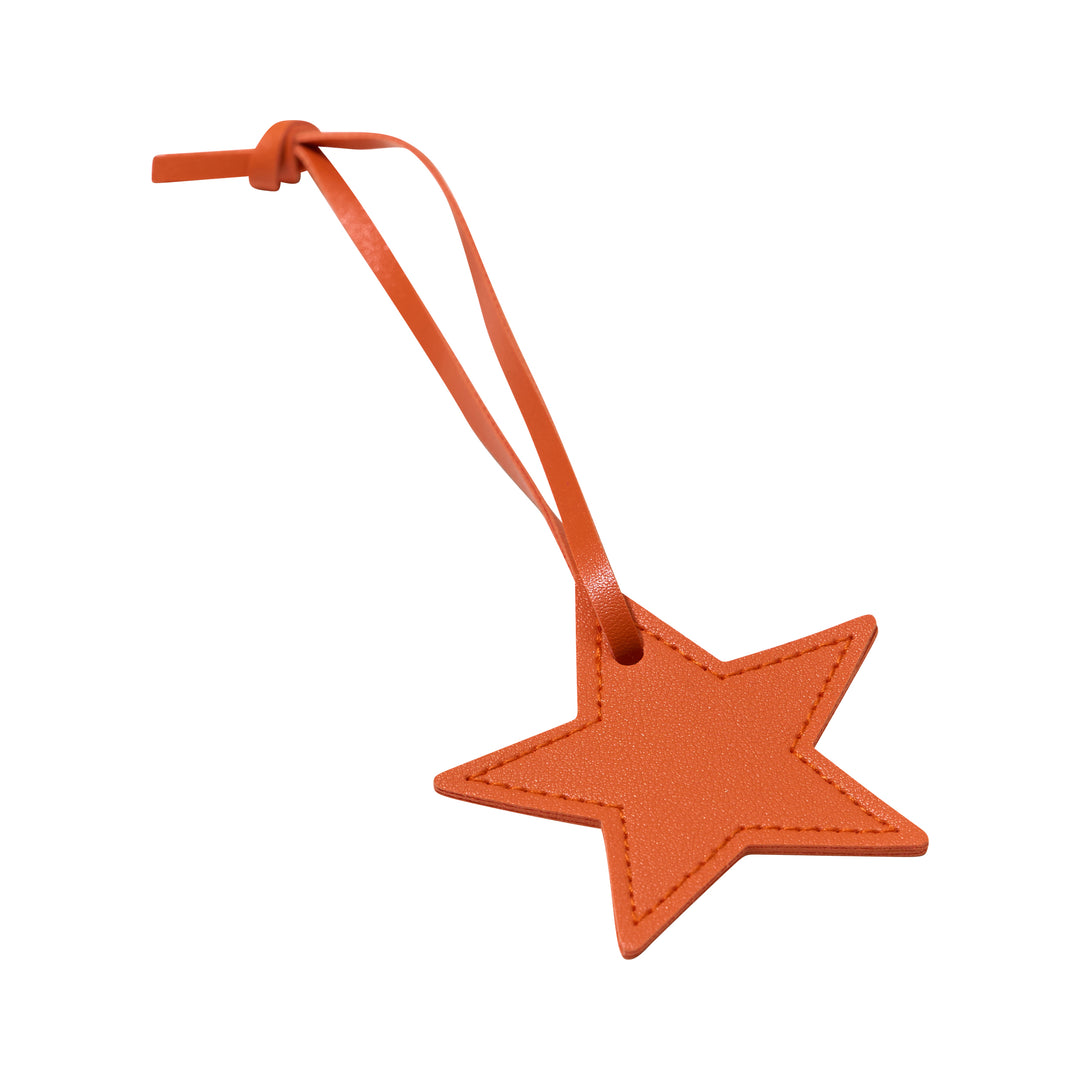 Faux Leather Star Bag Charms
