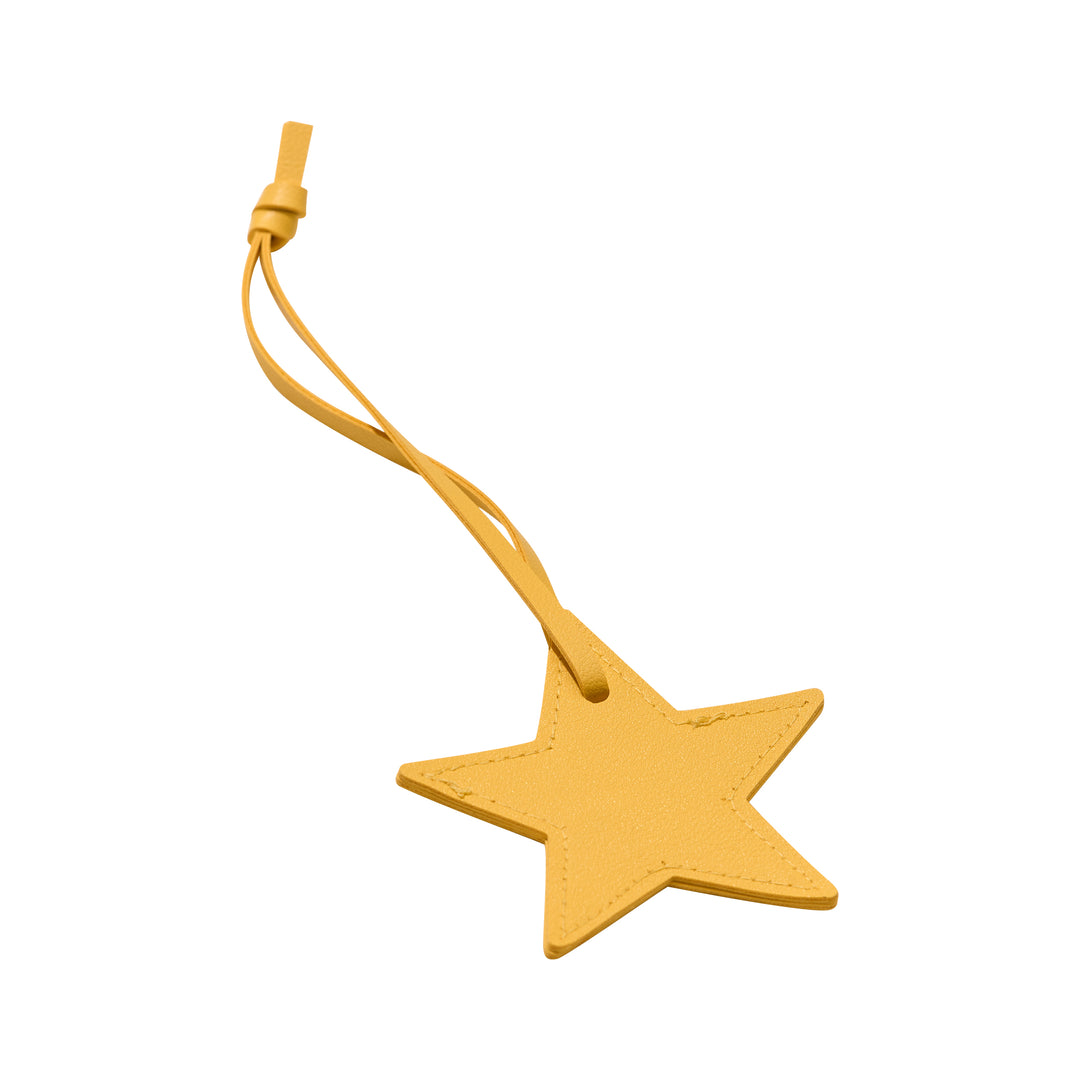 Faux Leather Star Bag Charms