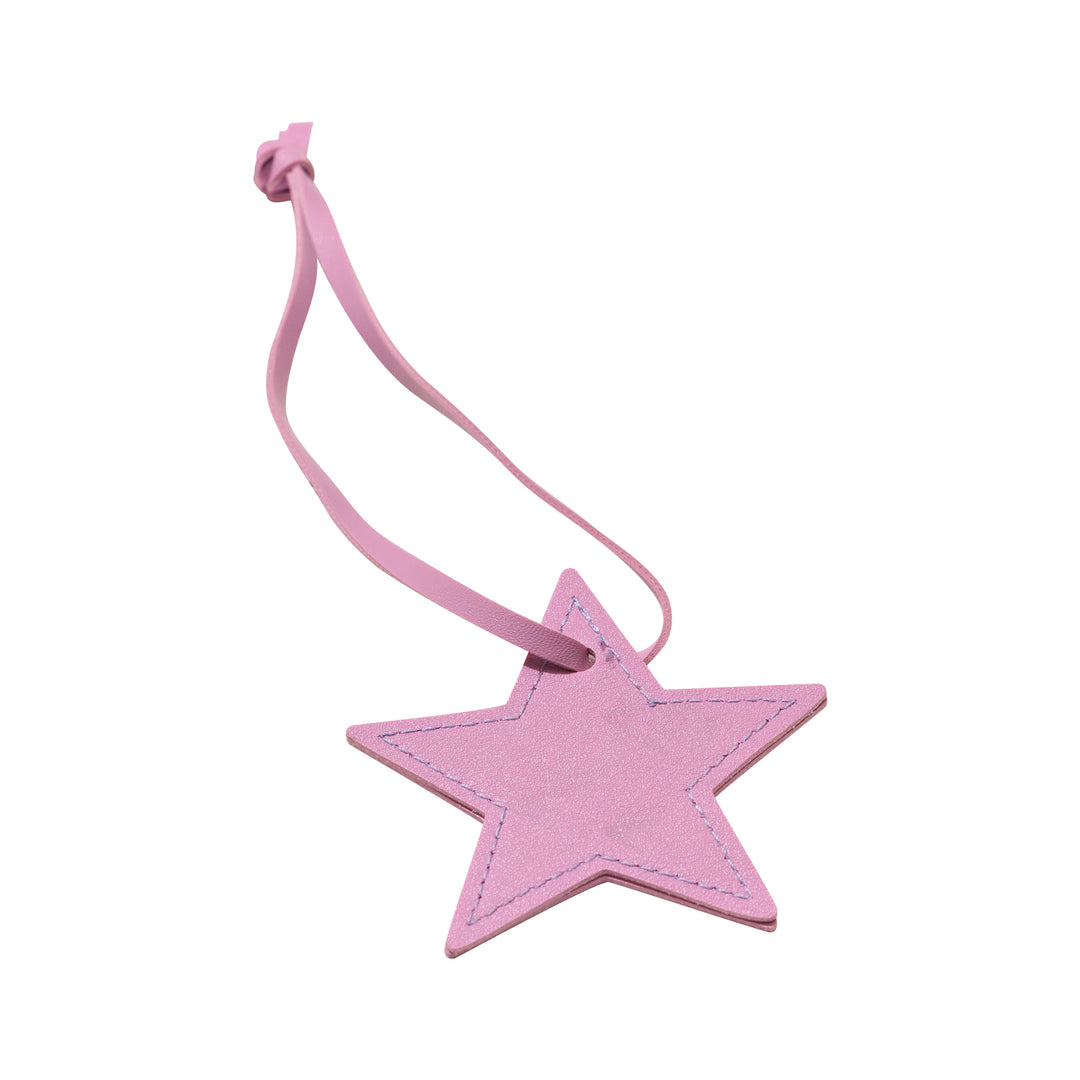 Faux Leather Star Bag Charms