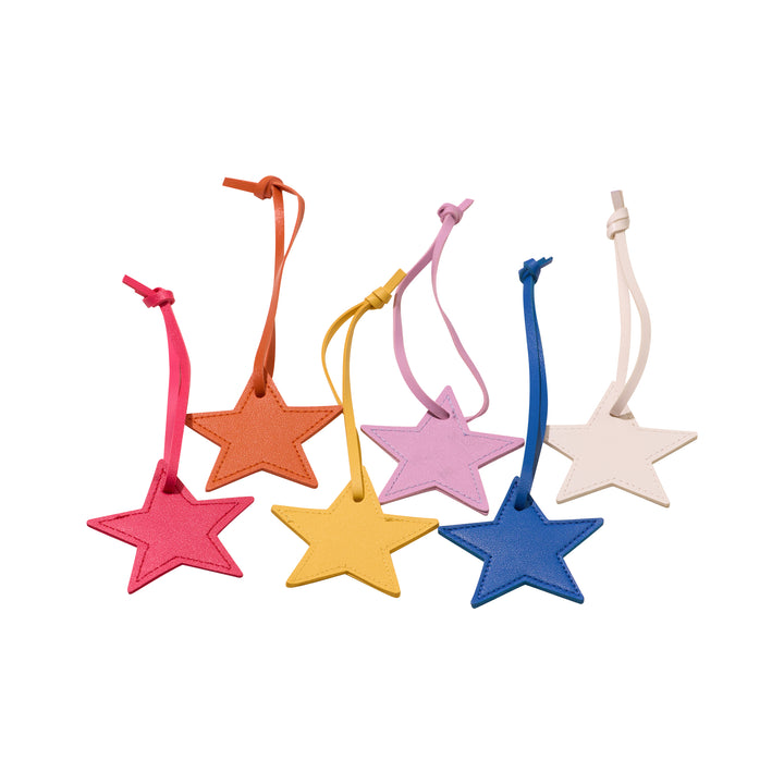 Faux Leather Star Bag Charms