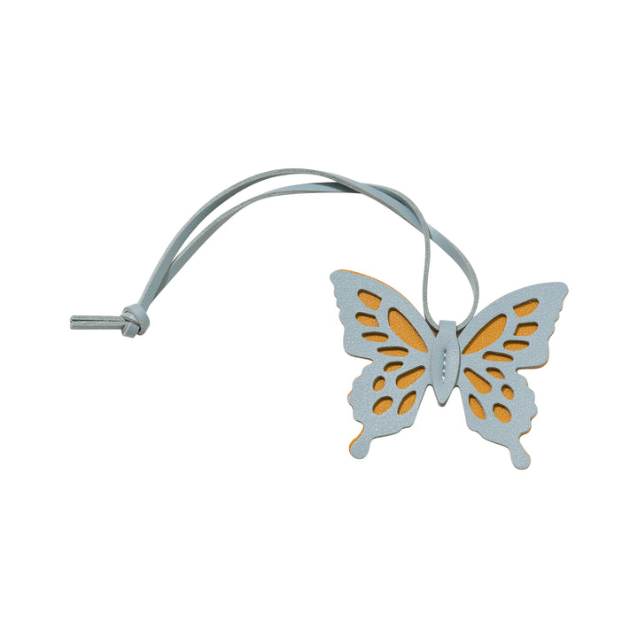 Faux Leather Two Tone Butterfly Bag Charms