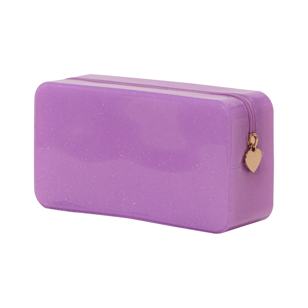 Malibu Jelly Glitter Pouch Collection - Lavender