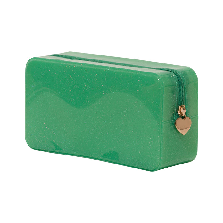 Malibu Jelly Glitter Pouch Collection - Green