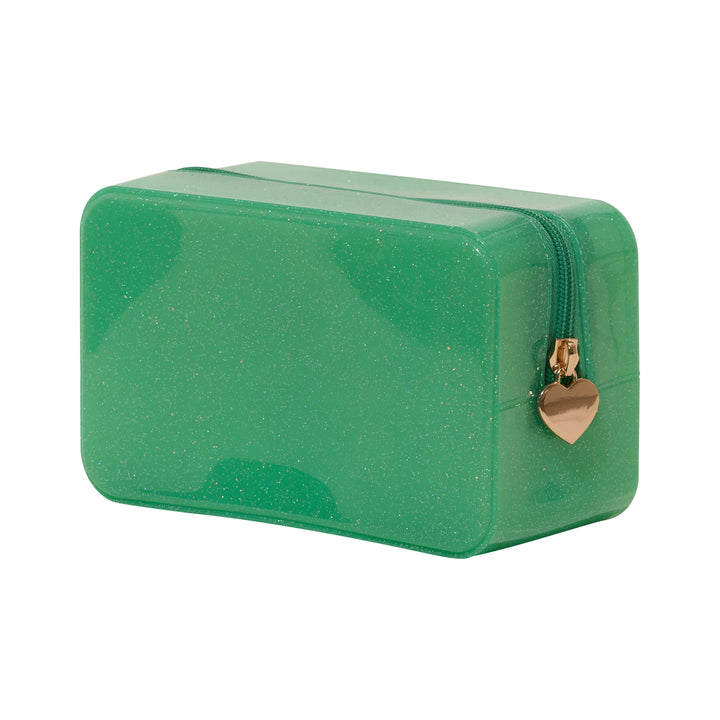Malibu Jelly Glitter Pouch Collection - Green