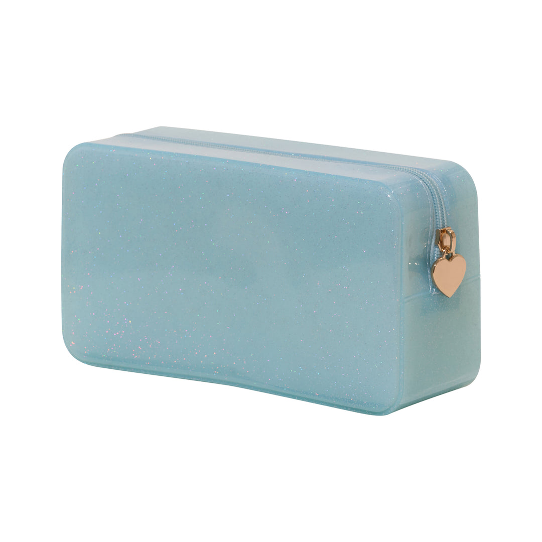 Malibu Jelly Glitter Pouch Collection - Blue