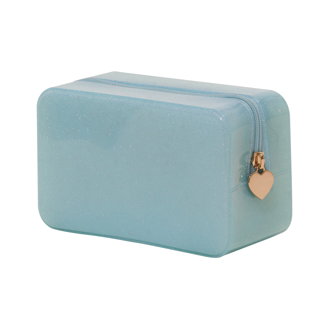 Malibu Jelly Glitter Pouch Collection - Blue
