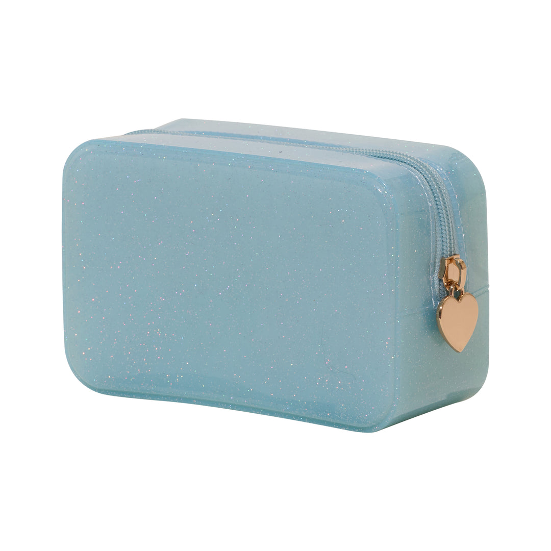 Malibu Jelly Glitter Pouch Collection - Blue
