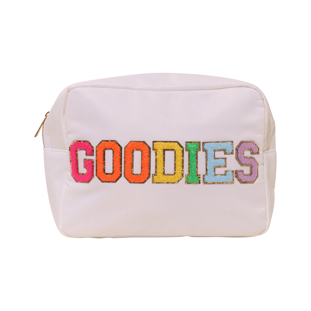 Nylon Pouch w/ GOODIES Chenile Patch - 6 COLORS