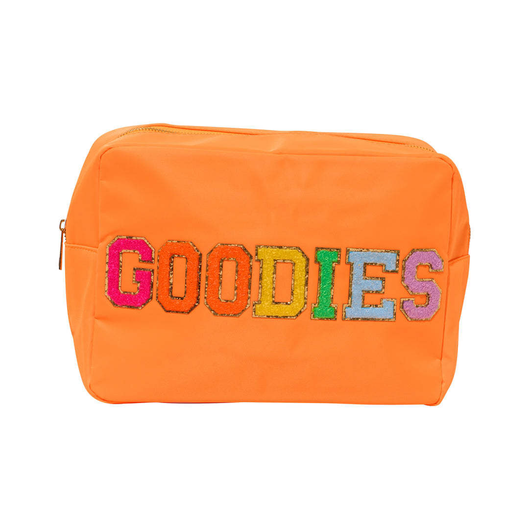 Nylon Pouch w/ GOODIES Chenile Patch - 6 COLORS