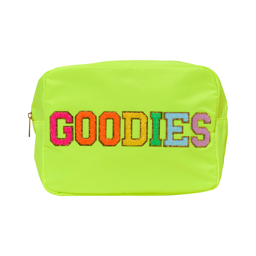 Nylon Pouch w/ GOODIES Chenile Patch - 6 COLORS