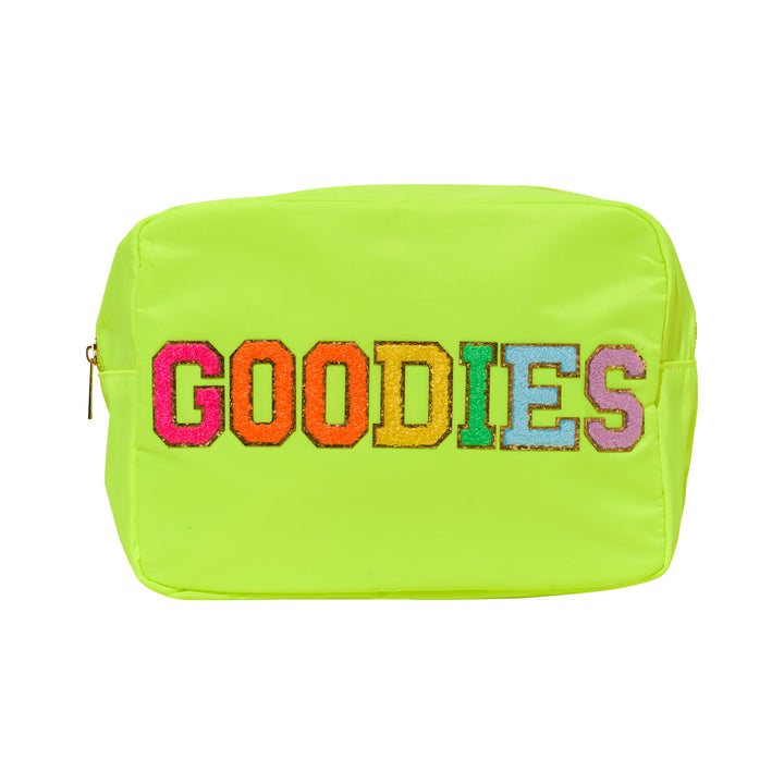 Nylon Pouch w/ GOODIES Chenile Patch - 6 COLORS