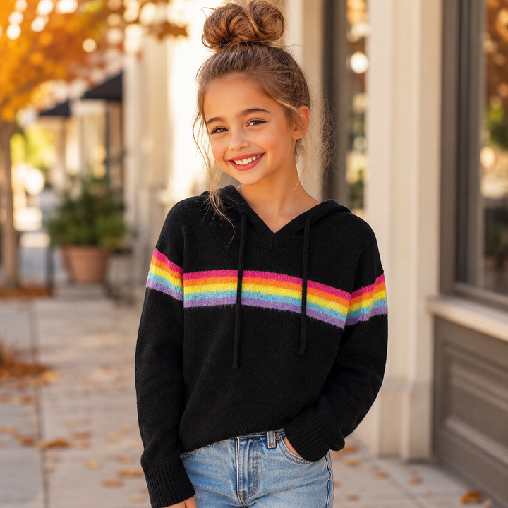 "The Rainbow" Sweater for Girls and Tweens for Fall