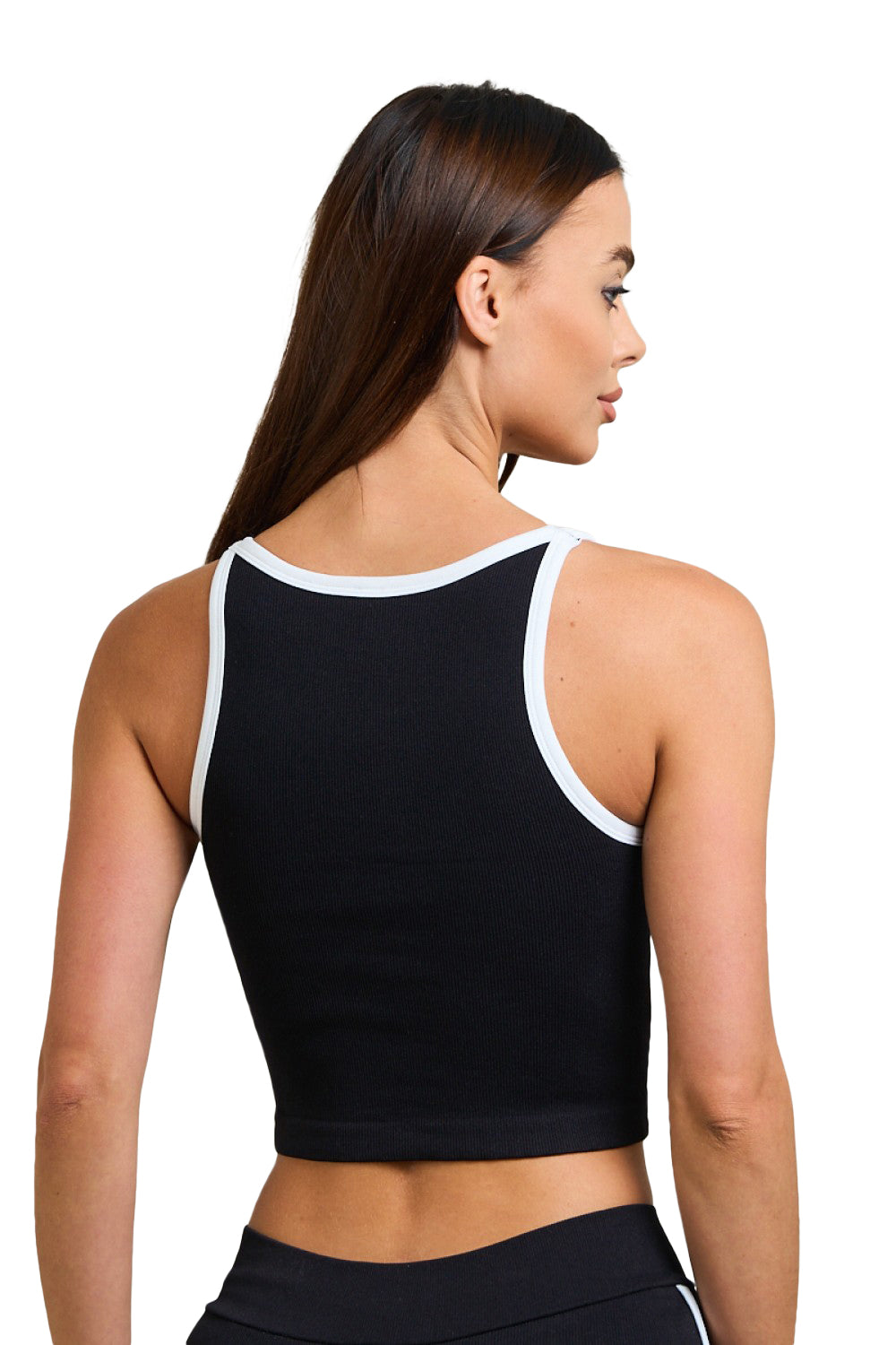 Junior's Snap Crop Tank Top