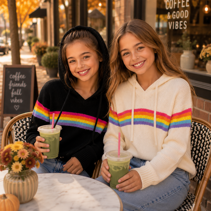 "The Rainbow" Sweater for Girls and Tweens for Fall