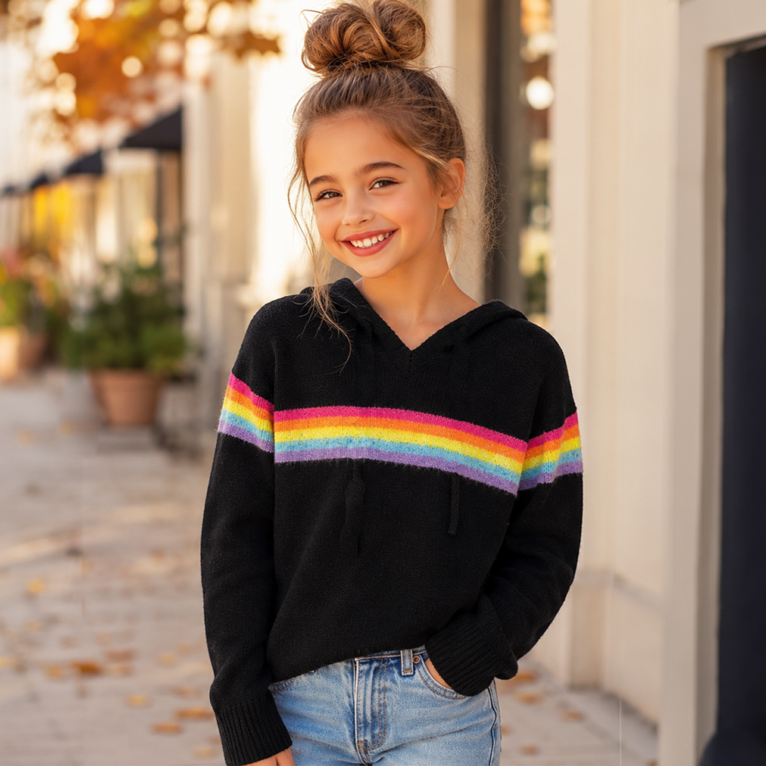 "The Rainbow" Sweater for Girls and Tweens for Fall