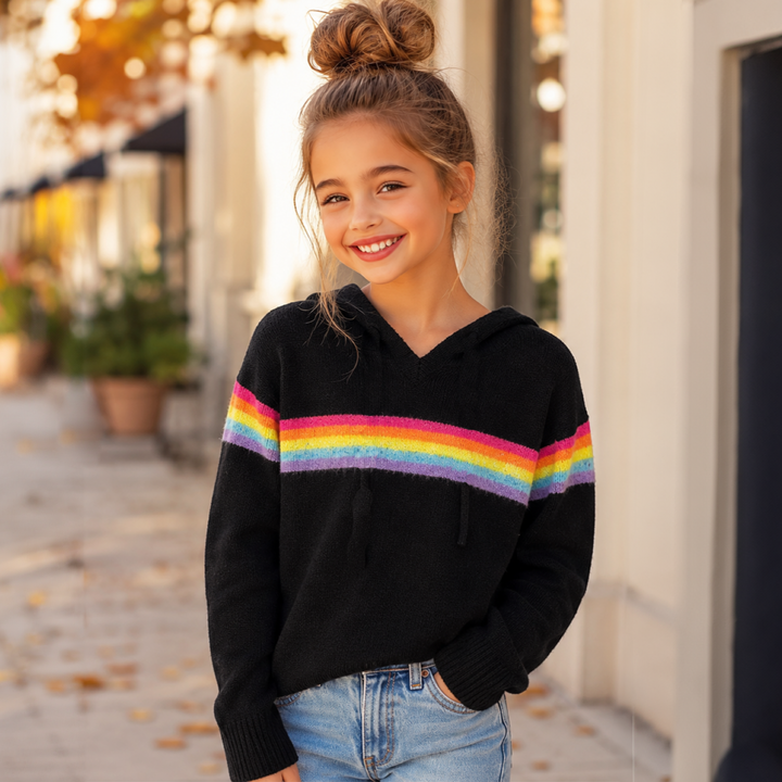"The Rainbow" Sweater for Girls and Tweens for Fall