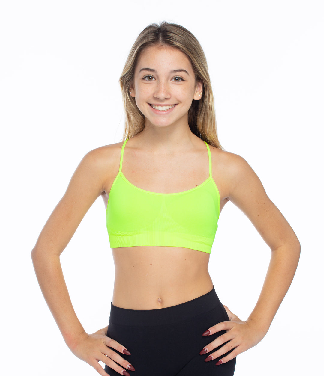 Girl's (8-14) Solid Bra Cami