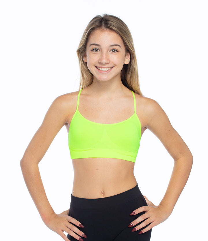 Girl's (8-14) Solid Bra Cami