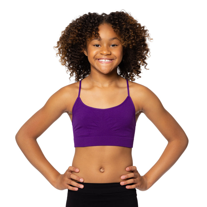 Girl's (8-14) Solid Bra Cami