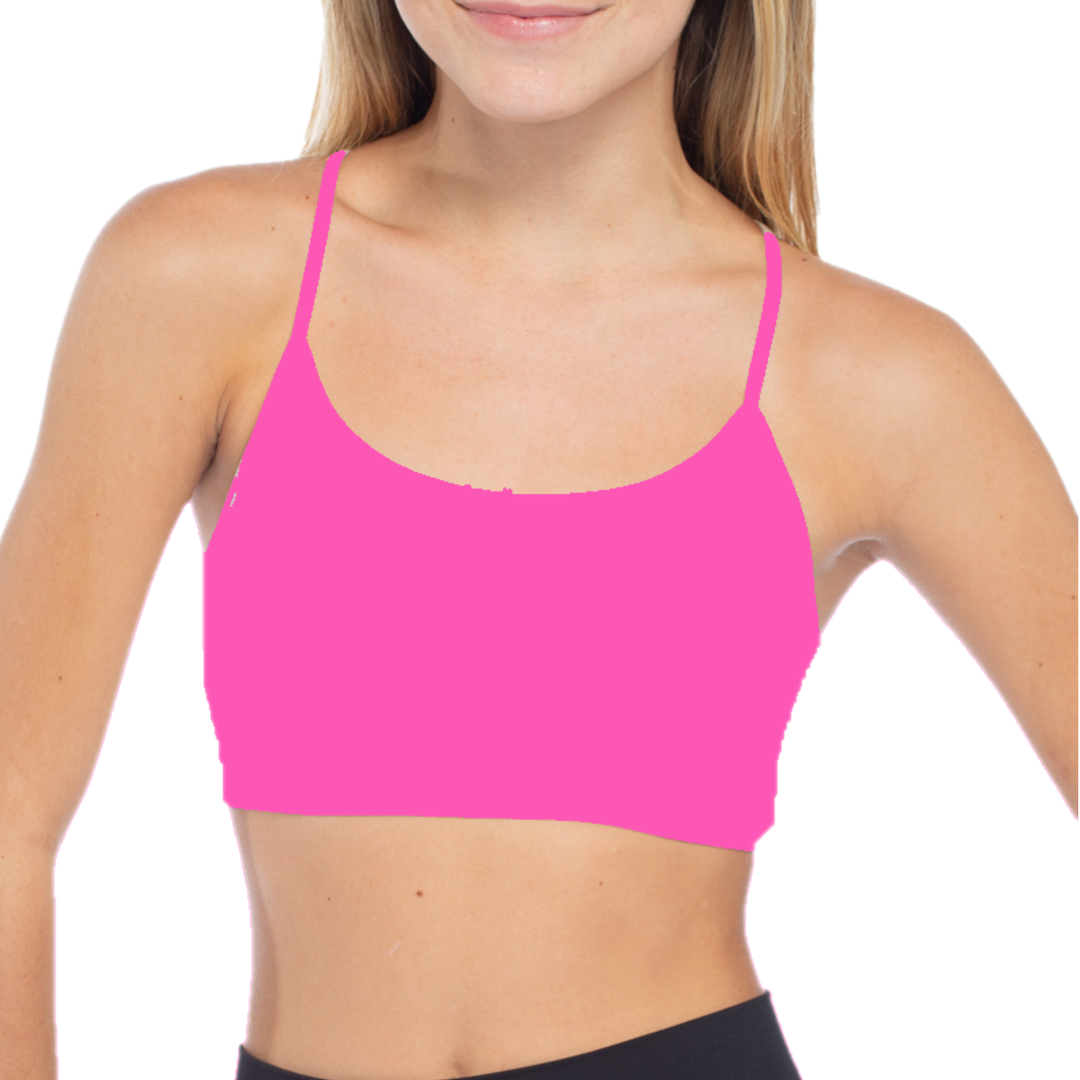 Girl's (8-14) Solid Bra Cami