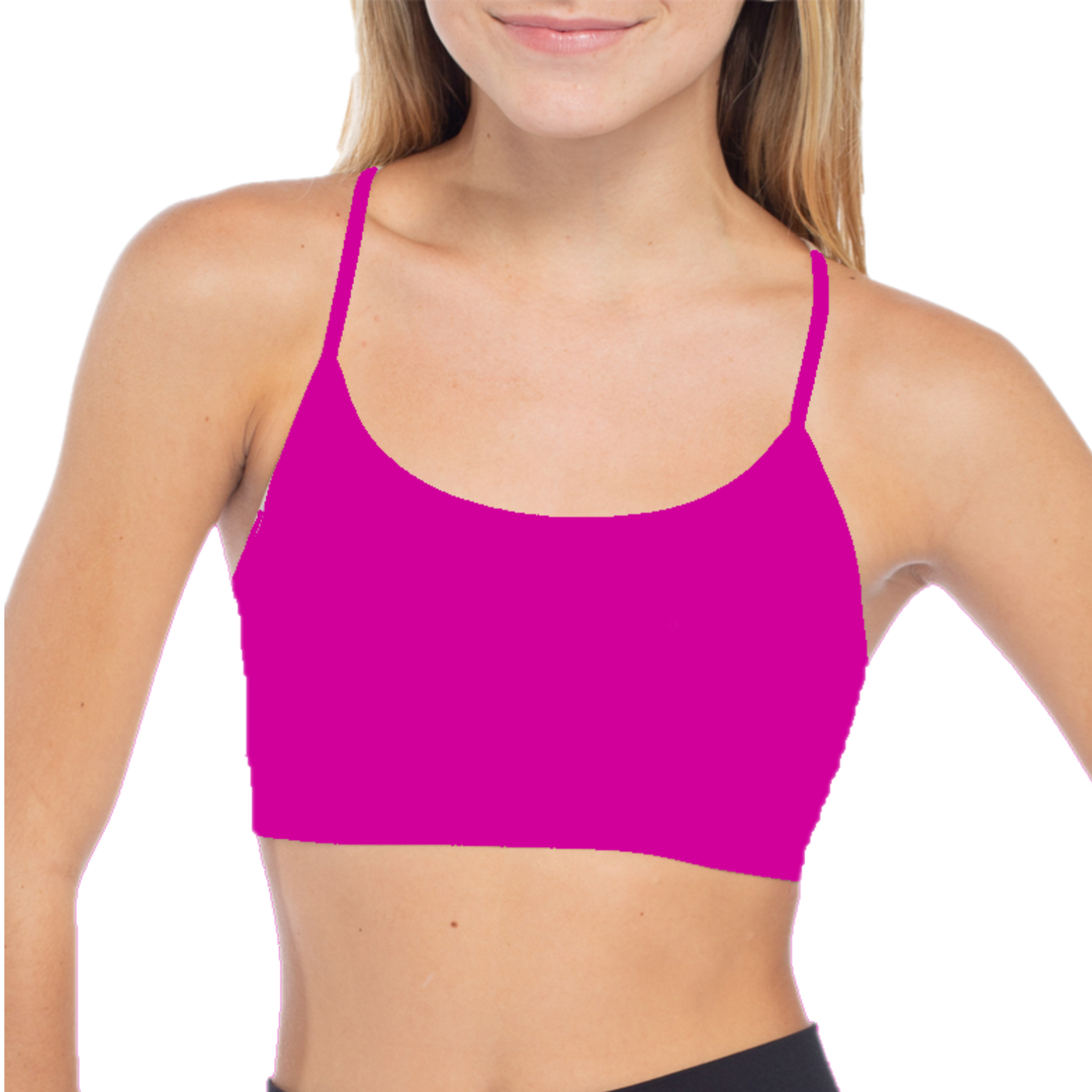 Girl's (8-14) Solid Bra Cami