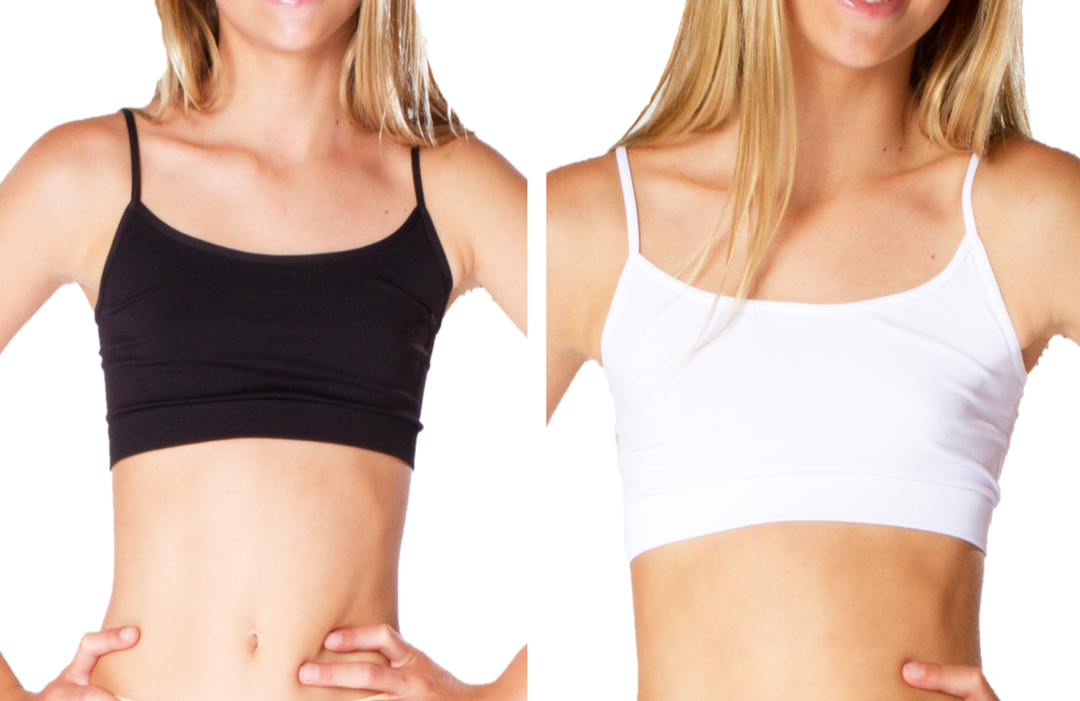 Girl's (7-14) Bandeau Bra Cami / Set of 2
