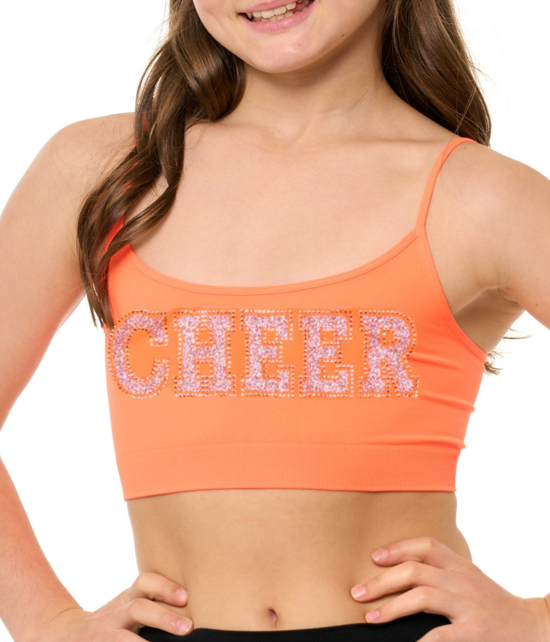 Girl's (8-14) CHEER Bandeau Bra Cami