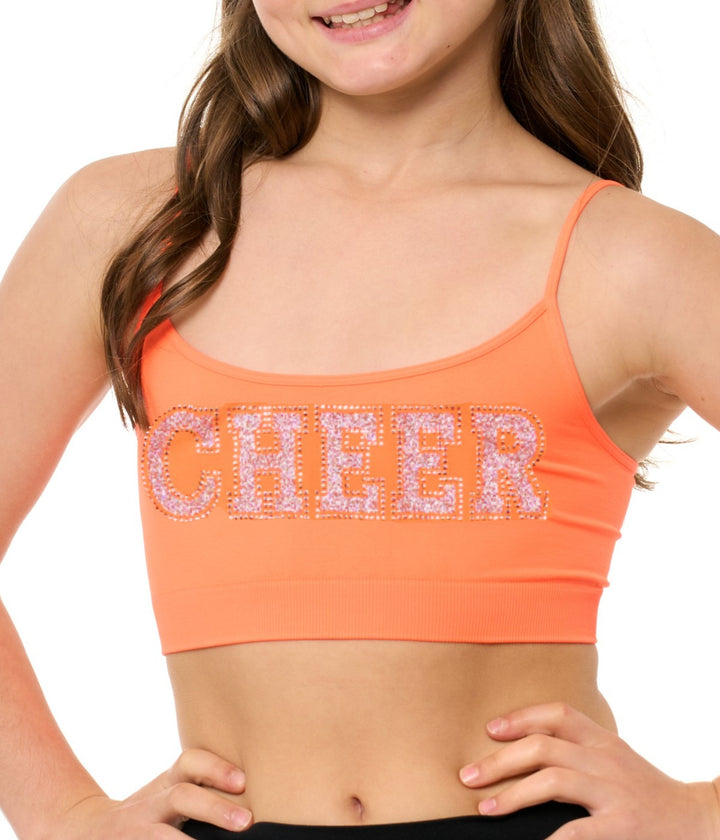 Girl's (8-14) CHEER Bandeau Bra Cami