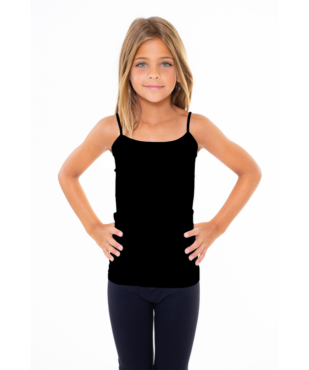 Girl's (7-10) Solid Full Cami