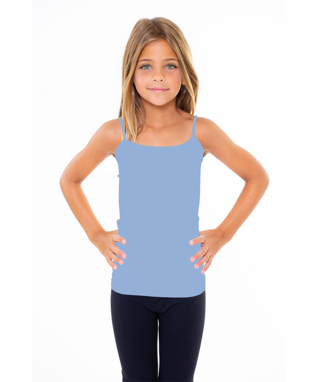 Girl's (7-10) Solid Full Cami