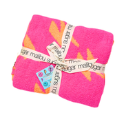 Malibu Sugars' Two Tone Lightning Bolt Reversible Blanket