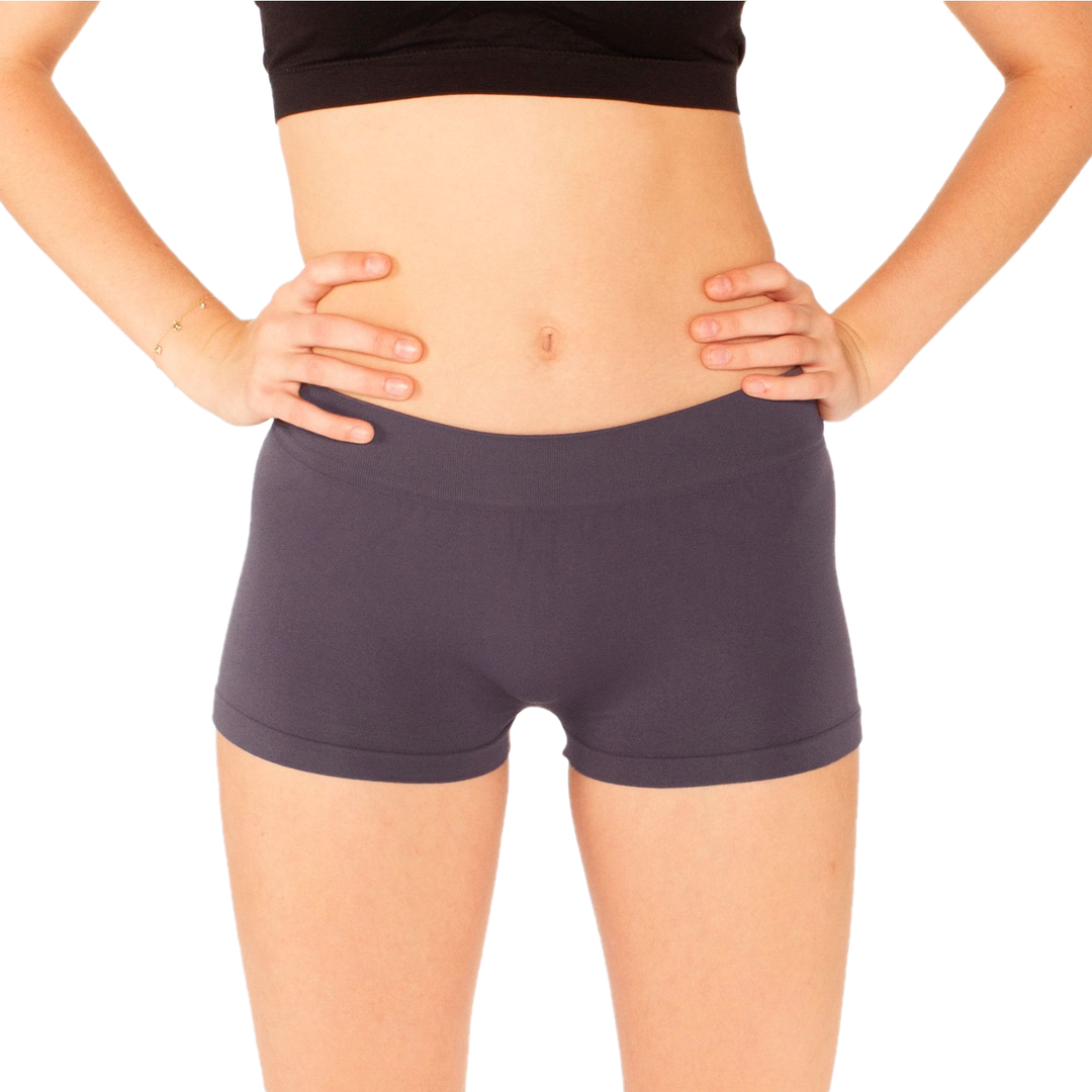 Junior's (12-16) Solid Boy Shorts