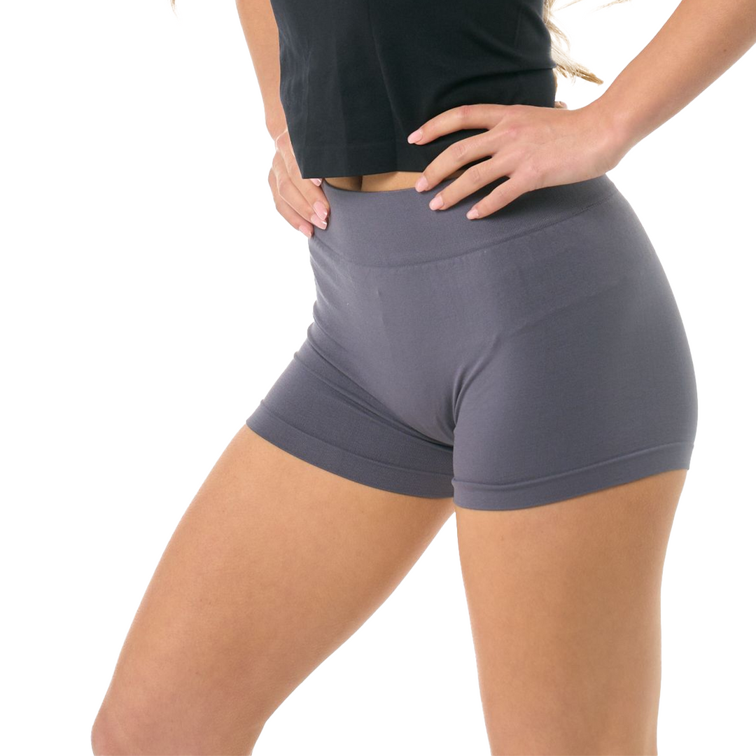 Girl's (10-14) Solid Boy Shorts