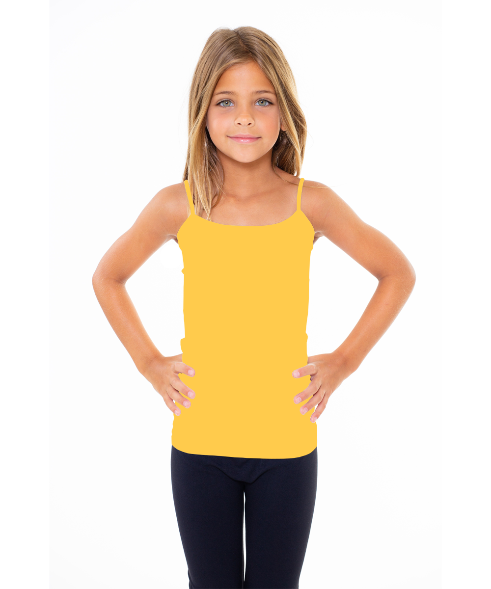 Girl's (7-10) Solid Full Cami