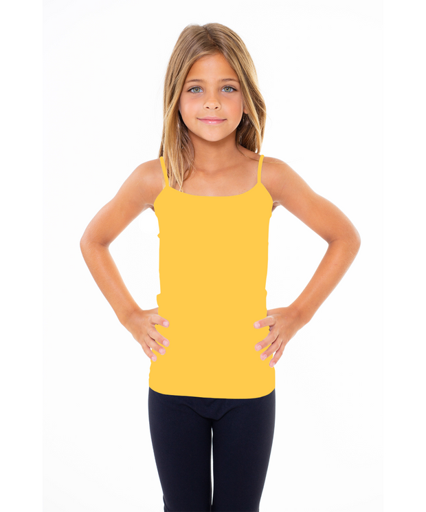 Girl's (7-10) Solid Full Cami