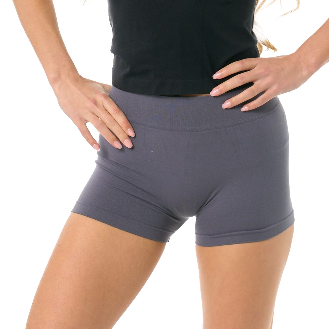 Junior's (12-16) Solid Boy Shorts